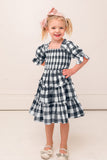 Family Matching Parent-child Bohemian Long Square Collar Dresses