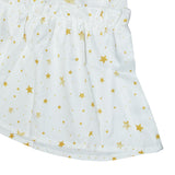 Family Matching Mother Daughter Floral Digital Print Pleated Square Dresses