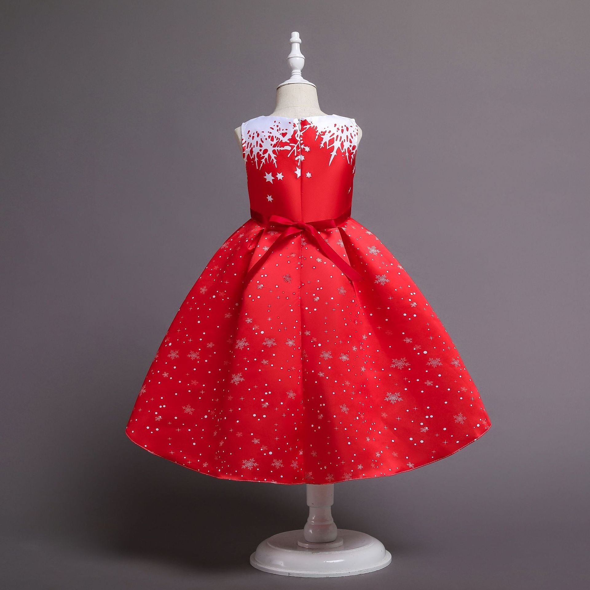 3-10T Kids Girls Elegant Party Christmas Dresses