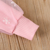 Kid Baby Girl New Long Sleeved Aisha Princess Frozzed Fall Dresses