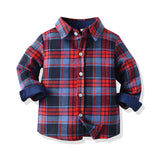 Kid Baby Boy Suit Autumn Long Sleeve Little Gentleman Suspenders 3 Pcs Sets