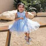 Kids Baby Girl Flower Princess Wash Dress