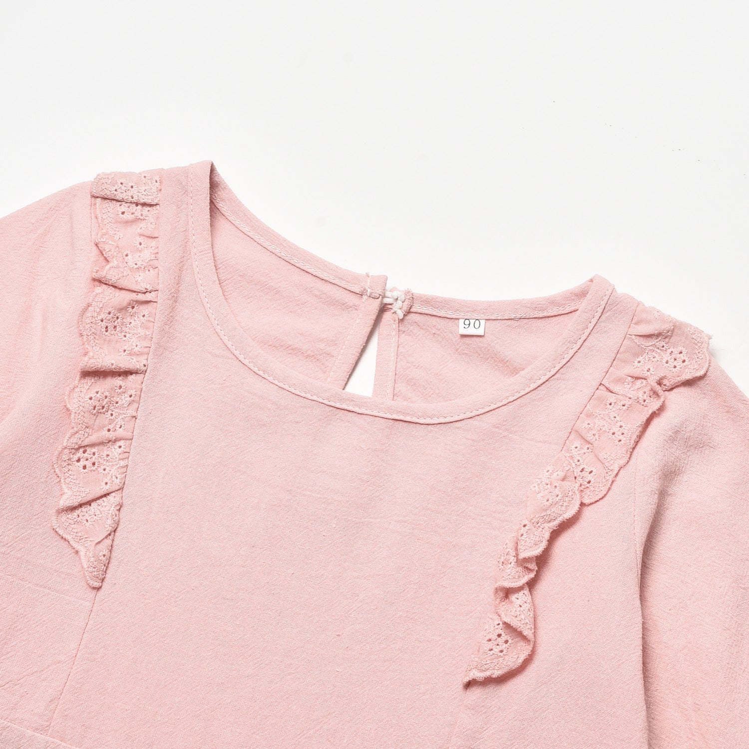 Family Matching Parent-child Long-sleeved Ruffled Mother Daughter Dress
