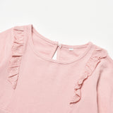 Family Matching Parent-child Long-sleeved Ruffled Mother Daughter Dress