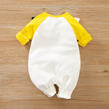 New Arrival Autumn and Spring Baby  Romper Adorable Cow Splice Jumpsuit