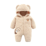 New Autumn and Winter Baby Romper Trendy Bear Design Long-sleeve Jumpsuit