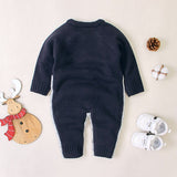 Winter Baby Boy Gir' Christmas Knitted Jumpsuits One Pieces Romper