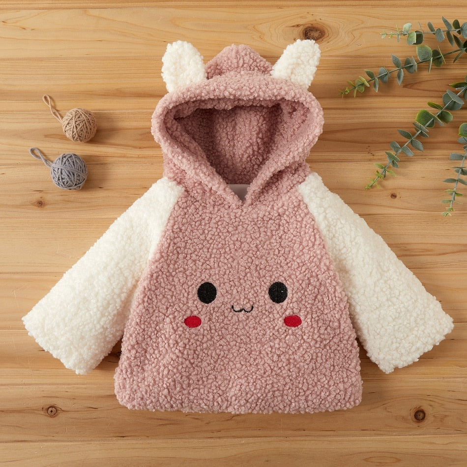 Winter Baby Girl Sweet Animal Jacket Sweater Coat