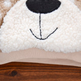 Toddler Boy Animal Raccoon Pattern Fluff Jacket Sweater Coat