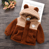 Winter Baby Toddler Boy Girl Fluff Animal Raccoon Hooded Coat Jackets