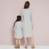 Family Matching Mosaic Mommy and Me Leopard Print Love Heart Dresses