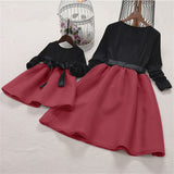 Family Matching Parent-Child Outfit Fashion Elegant Dresses