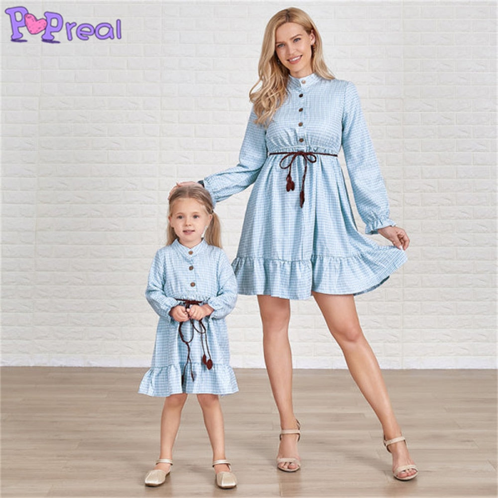Family Matching Parent-Child Mom Daughter Dress