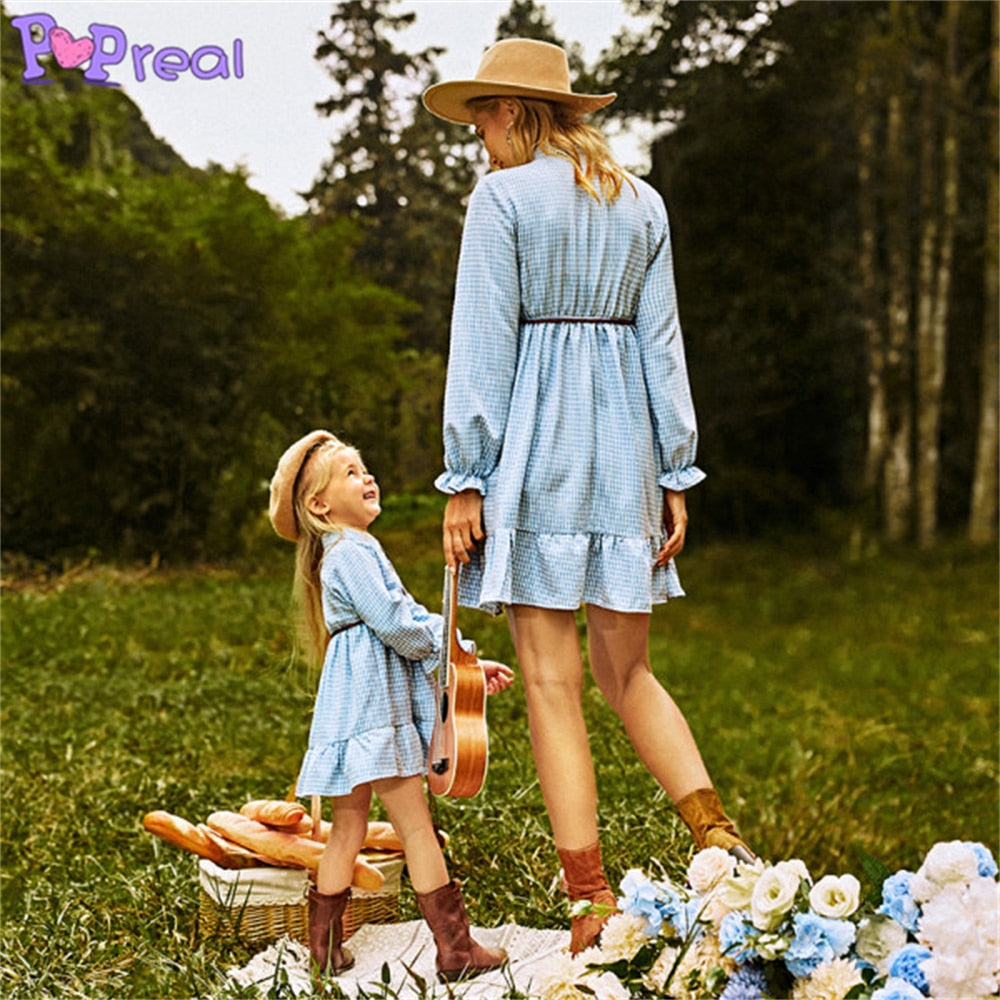 Family Matching Parent-Child Mom Daughter Dress