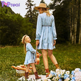 Family Matching Parent-Child Mom Daughter Dress