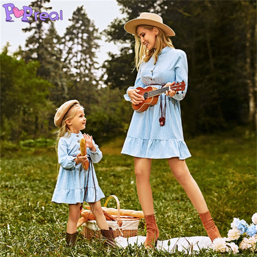 Family Matching Parent-Child Mom Daughter Dress