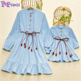 Family Matching Parent-Child Mom Daughter Dress