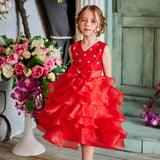 Girls Princess Birthday Wedding Evening Dresses Christmas Party Costume 0-8T - honeylives