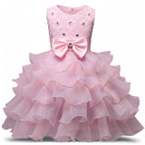 Girls Princess Birthday Wedding Evening Dresses Christmas Party Costume 0-8T - honeylives