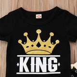 Kid Baby Newborn Boy Camo Outfits 2 Pcs Sets