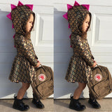 Kid Baby Girl Dinosaur Pageant Party Dresses