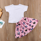 Kid Baby Girl Set Summer Mini Flower Sets 2pcs