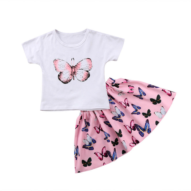 Kid Baby Girl Set Summer Mini Flower Sets 2pcs