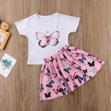 Kid Baby Girl Set Summer Mini Flower Sets 2pcs