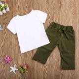 Kid Baby Girl Eyelash Casual Outfits 2 Pcs Sets