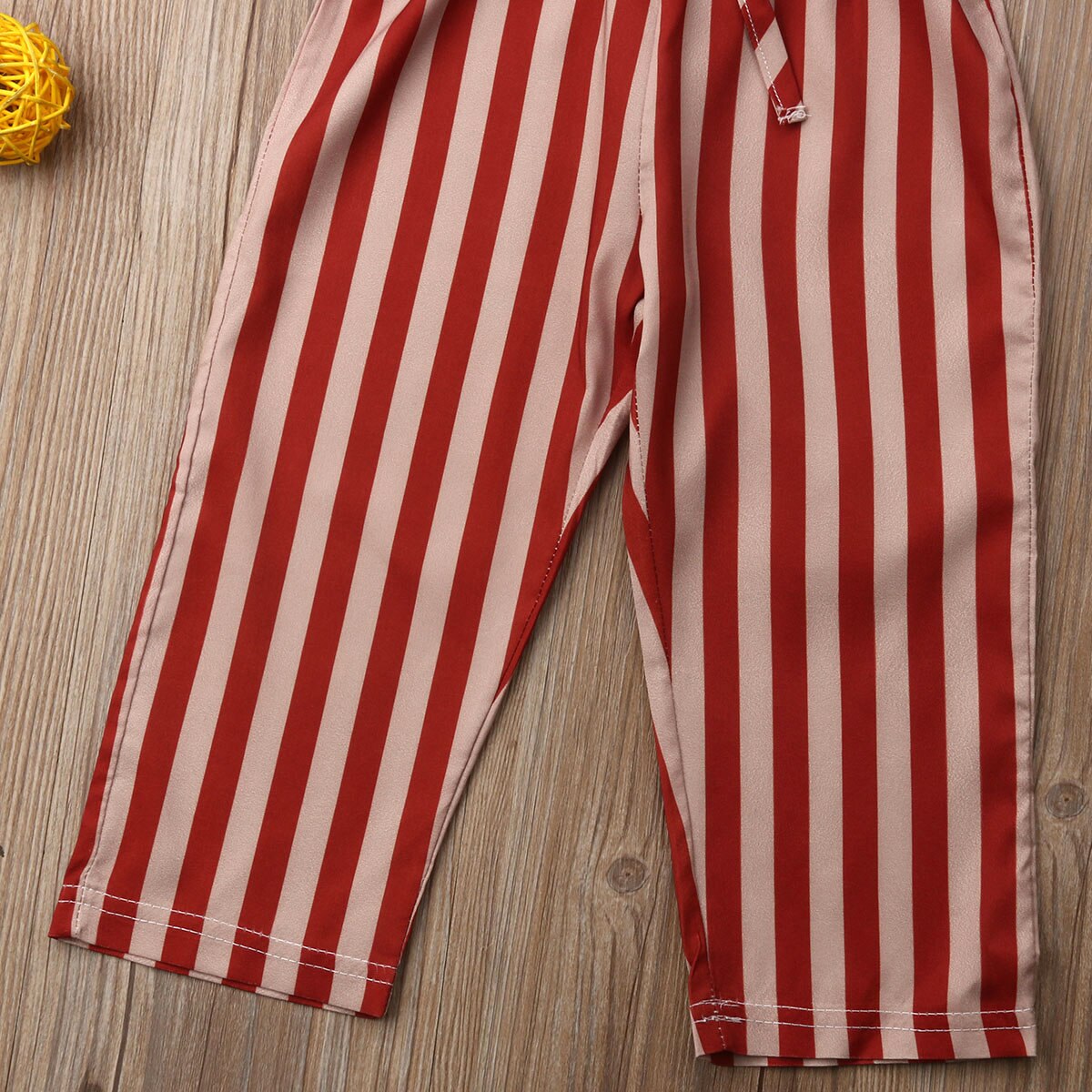 Kid Girl Stripe Jumpsuit Bodysuit Pants Jumpsuits 1-6 Years