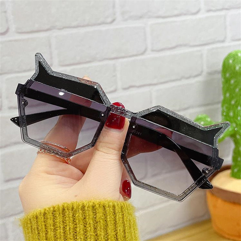Kid Baby Sunglasses Personality Irregularity Cartoon Anti-UV Eyeglasses