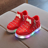 Boy Girl Luminous Sneakers with Lights Shoes