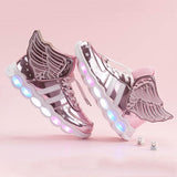 Boy Girl Non-slip Glowing Sneakers Led Light Up Shoes