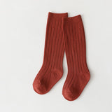 Kids Baby Cotton Breathable Stripe Soft  Knee High Long Socks