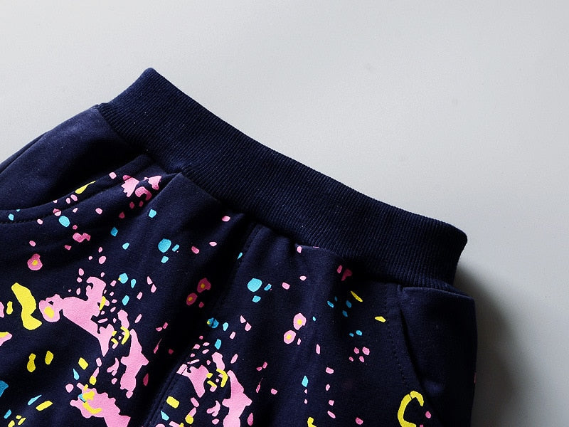 Baby Jungen Mädchen Druck Tinte Anzüge 2 Teile/sätze Trainingsanzüge