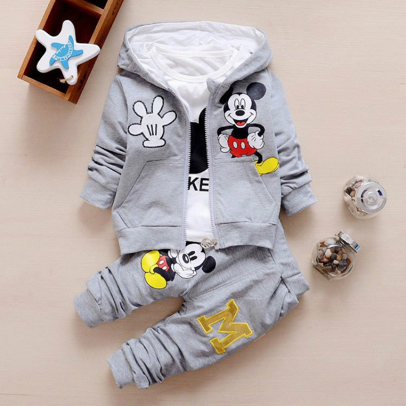 Baby Boy Set Cute Mickey Cotton Sets 2 Pcs