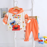 Baby Boys Girls Casual Suit Cartoon Tops+Bottoms 2pcs/sets