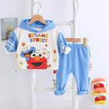 Baby Boys Girls Casual Suit Cartoon Tops+Bottoms 2pcs/sets