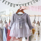 Baby Gir Party Casual Mesh Dresses 3-24 Months