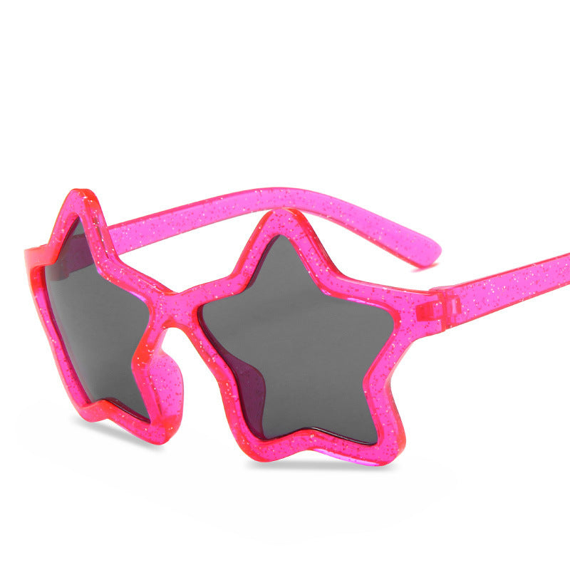 Kid Baby Fashion Personality Five-pointed Star Sunglasses