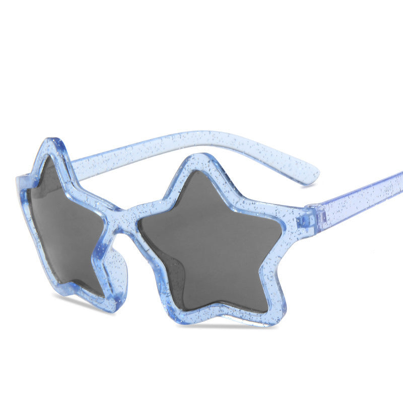 Kid Baby Fashion Personality Five-pointed Star Sunglasses