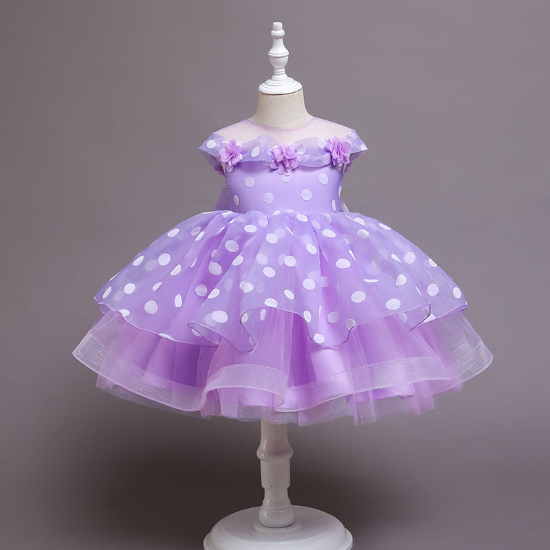 Kid Baby Girl Princess Party Flower Elegant Wedding Birthday Gown Dresses