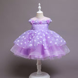 Kid Baby Girl Princess Party Flower Elegant Wedding Birthday Gown Dresses