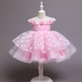 Kid Baby Girl Princess Party Flower Elegant Wedding Birthday Gown Dresses