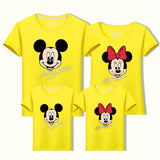Family Matching Outfit Mickey Minnie Mouse Summer T-Shirt Tops