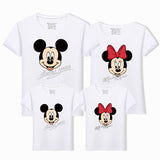 Family Matching Outfit Mickey Minnie Mouse Summer T-Shirt Tops