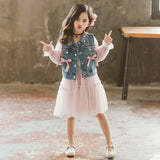 Girls Clothing Kids Dresses Casual Princess Teenagers For Girls 3-10 Years