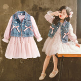 Girls Clothing Kids Dresses Casual Princess Teenagers For Girls 3-10 Years