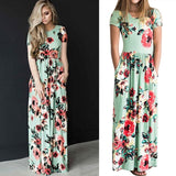 Mommy and Me Family Matching Flower Dresses Outfits