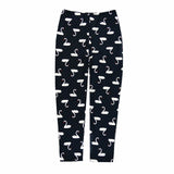 Kids Girls Printing Leggings Trousers Flower Skinny Pencil Pants 2-10 Years